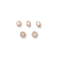 Crimp Beads - Round Shiny Copper x 100