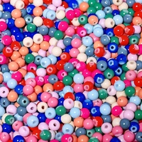 Glass Beads Round - Kaleidoscopic 4mm x 50