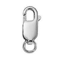 Lobster Claw Clasp With Jump Ring - Silver Filled x 14mm