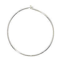 Beading Hoops - Silver Filled 24mm x 1 Pair
