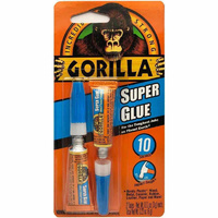 Gorilla Super Glue Twin Pack - Precision tip nozzle