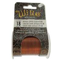 Beadsmith Craft Wire - Tarnish Resistant Antique Copper x 18ga