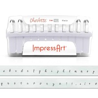 Impressart Alphabet Letter Metal Punch Stamp Set - Charlotte Lower Case x 3mm