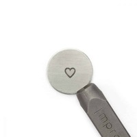 Impressart Signature Metal Design Stamp - Outlined Heart