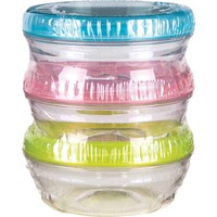 Crafts Artbin Twisterz Bead Storage Jar Set - Large Short 3 Pack