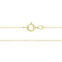 Fine Round Cable Chain Necklace - Gold Filled x 18"