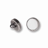 Magnetic Clasp - Antique Silver Plated x 7mm