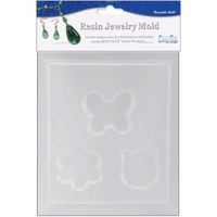 Reusable Resin Jewellery and Craft Mold ~ Butterfly and Flowers