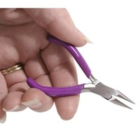 Mini Chain Nose Pliers - With Spring And Lapjoint
