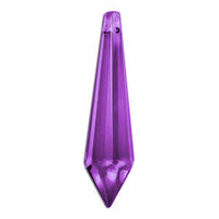 Crystal Icicle Drop - Purple x 60mm