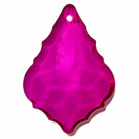 Crystal Starburst Pendelogue - Fuchsia x 50mm *Factory Seconds*