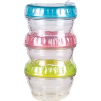 Crafts Artbin Twisterz Beads Storage Jar Set - Small Short 3 Pack