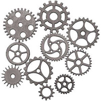 Steampunk Sprockets and Gears By Tim Holtz Assemblage