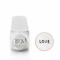 Impressart Metal Stamping Tool - Design Stamp ~ Love x 6mm