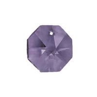 Crystal Octagon - Mauve x 14mm