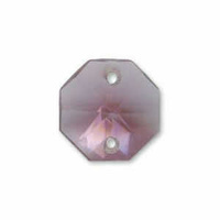Preciosa Crystal Octagon - Light Amethyst x 12mm