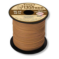 Faux Leather Lacing Cord - Tan x 45 metres