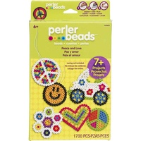 Perler Fused Beads Peace and Love Craft Kit for Ages 5 and up
