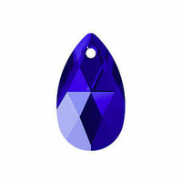 Swarovski Crystal Teardrop Pendant - Majestic Blue x 16mm