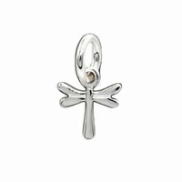 Sterling Silver Charm with Jump Ring - Dragonfly