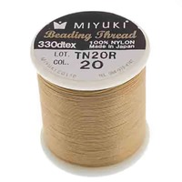 Miyuki Nylon Beading Thread B - Brown Biscotti