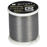 Miyuki Nylon Beading Thread B - Smoke Grey
