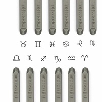 Impressart Metal Stamping Tool Signature Design Stamps ~ Horoscope Set