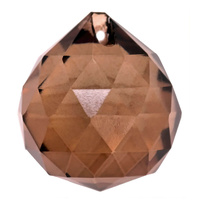 Crystal Sphere - Brandy x 30mm