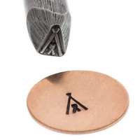 Metal Stamping Tool Steel Design Stamp - Teepee