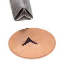 Metal Stamping Tool Steel Design Stamp - Geometric Arrow Shape