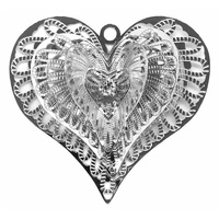 Heart Burst Filigree Craft Charm