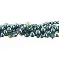 Inspirational Bead Mix - Teal Hydrangea