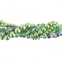 Inspirational Bead Mix - Green Hydrangea