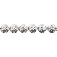 Preciosa Czech Candy Rose Beads - Crystal Labrador Halfcoat x 8mm