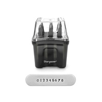 ImpressArt Signature Number Metal Stamp Set - Stargazer x 2mm