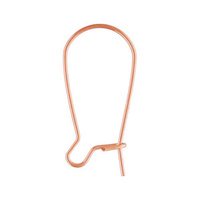 Rose Gold Filled Kidney Earwires