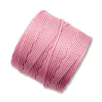 Beadsmith S-Lon Nylon Beading Cord Tex210 - Rose x 77 Yards