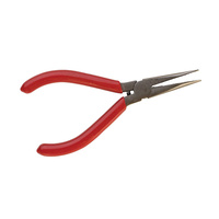 Long Nose Pliers with Side Cutter - Serrated