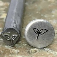 Metal Stamping Tool Steel Design Stamp - Leaves