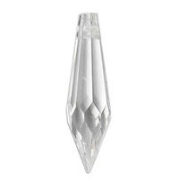 Asfour Crystal Icicle Pendant - Crystal x 50mm