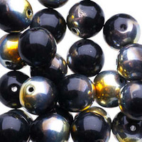 Czech Glass Druk Beads - Opaque Marea 8mm x 10