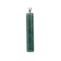 Semi-Precious Pendant - Green Aventurine x 55mm