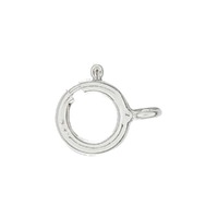 Sterling Silver Spring Ring Clasp Light Weight x 6mm
