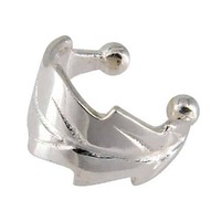 Ear Cuff - Sterling Silver Leaf - Non Piercing Earring