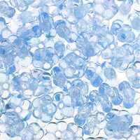 Czech Preciosa Forget-Me-Not Flower Beads - Lt Sapphire Transparent 5mm x 50