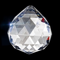 Crystal Sphere - Asfour Clear Crystal x 40mm *Factory Seconds*