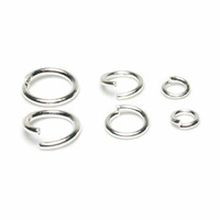 Jump Rings - Bright Silver Mix 4, 6mm and 8mm x 120 Pieces