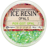Ice Resin Opals Glitter - Peridot Opal
