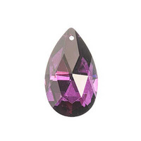 Crystal Lane Faceted Teardrop Pendant x Amethyst - Factory Seconds