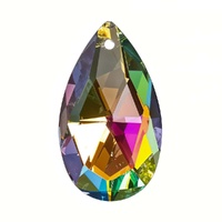 Crystal Lane Faceted Teardrop Pendant